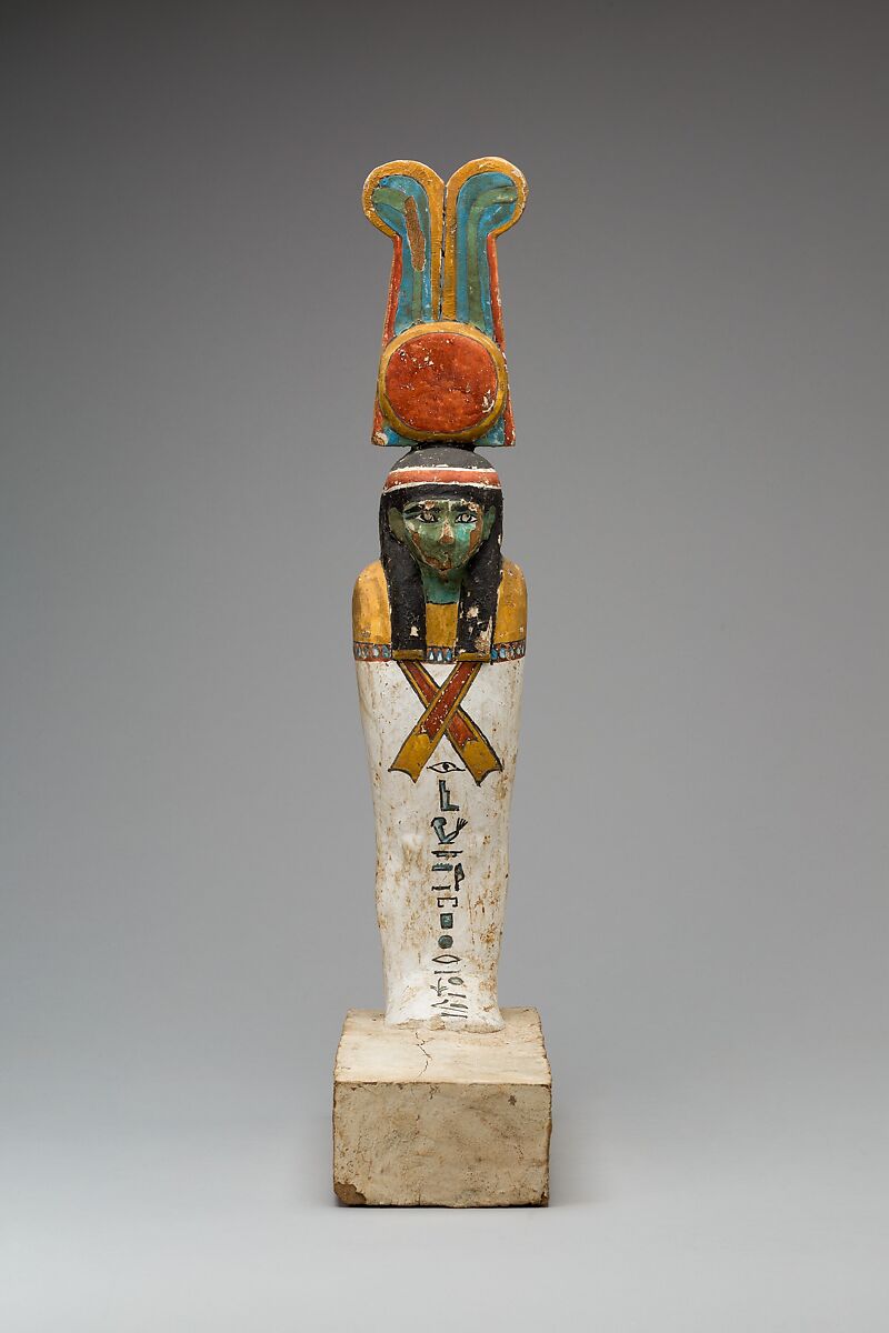 Ptah-Sokar-Osiris Figure of Pakherenkhonsu, Wood, gesso, paint 