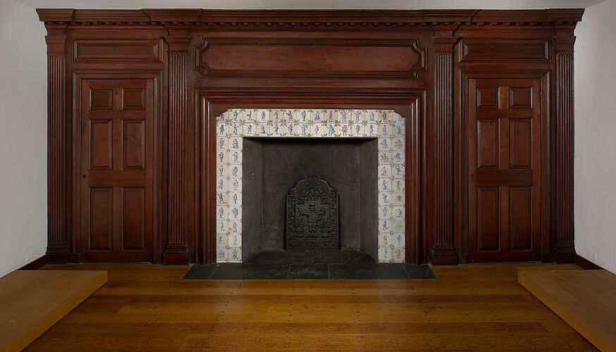 Fireplace wall paneling from the Benjamin Hasbrouck House