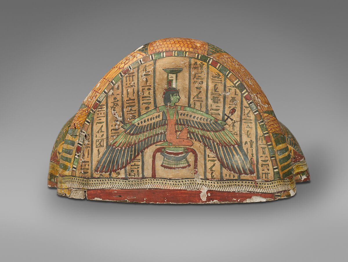 Coffin of Wedjarenes, Wood (tamarisk and sycomore fig), paste, paint