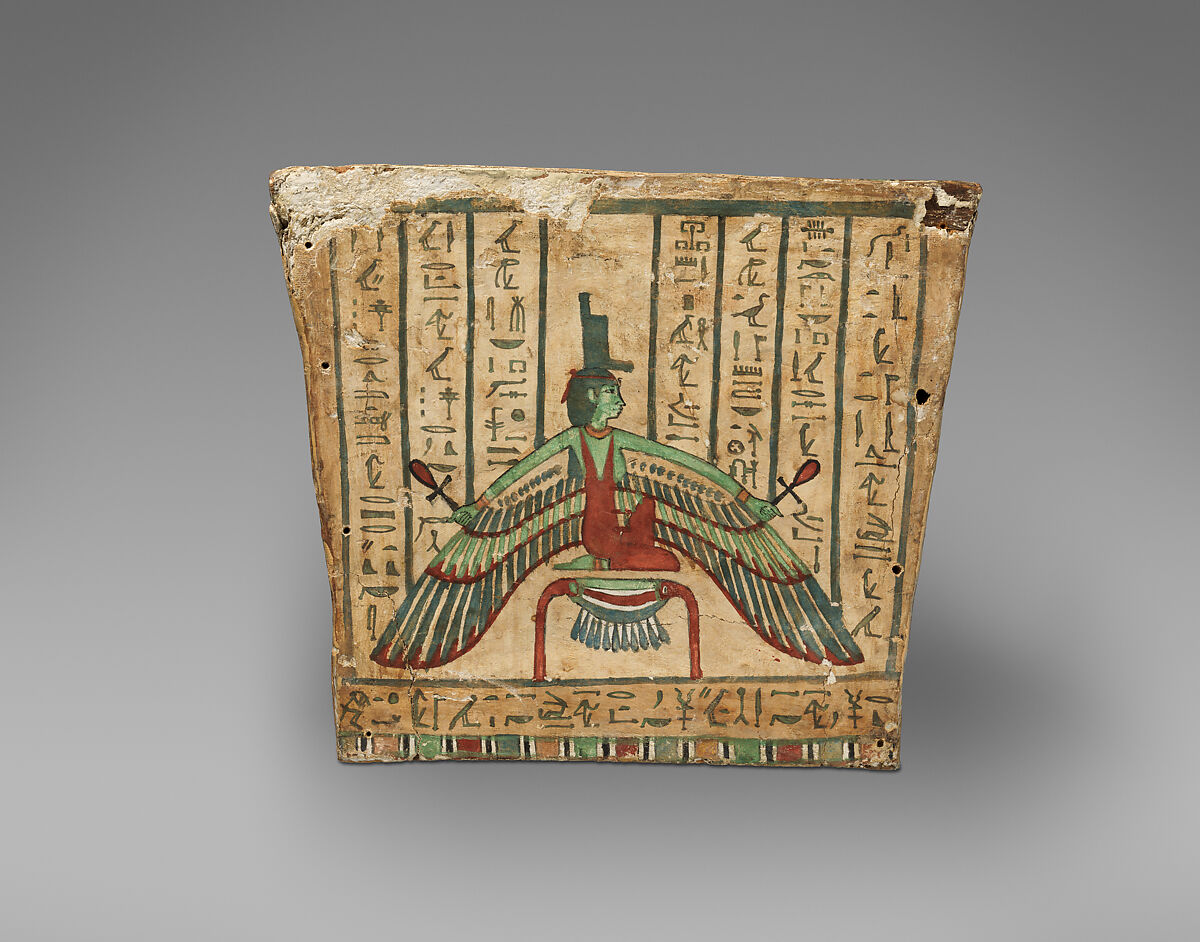 Coffin of Wedjarenes, Wood (tamarisk and sycomore fig), paste, paint