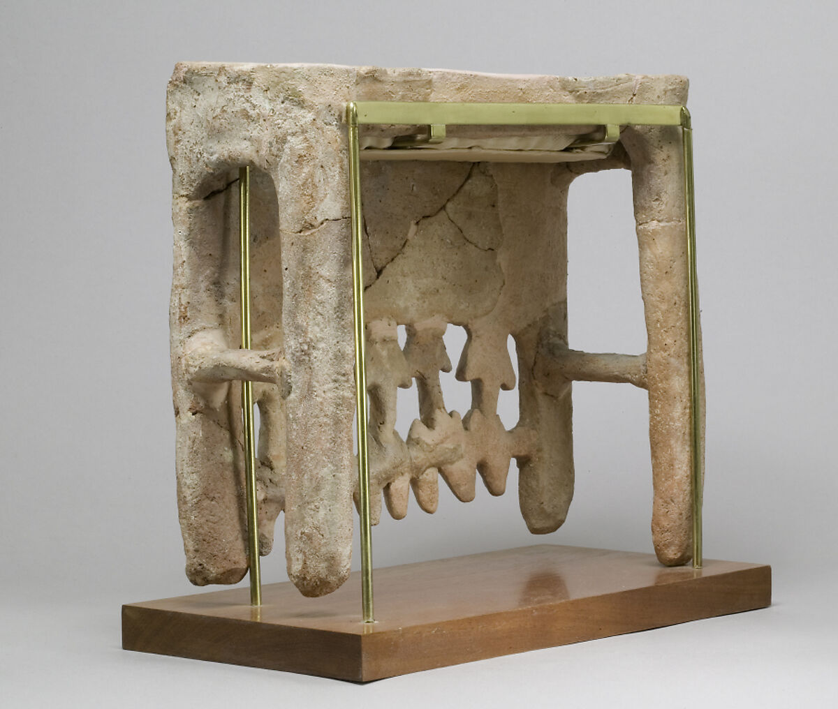 Votive Bed, Pottery, paint