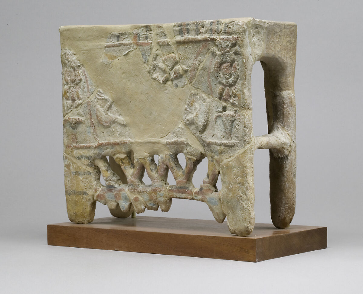 Votive Bed, Pottery, paint