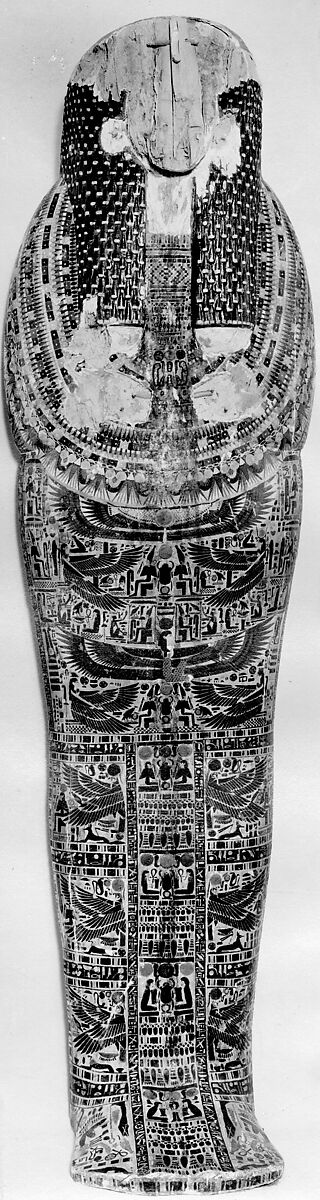 Inner Coffin of Djedmutesankh, Wood, paste, paint