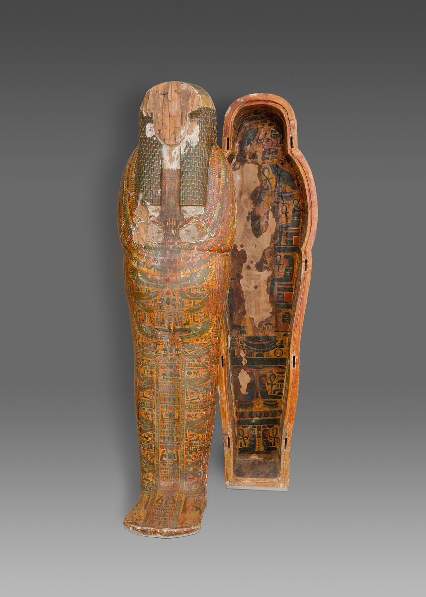 Inner Coffin of Djedmutesankh, Wood, paste, paint 