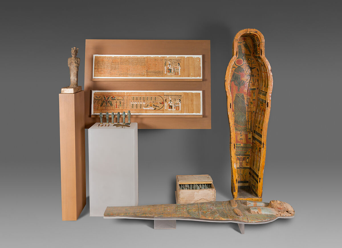 Inner Coffin Box of Gautsoshen, Wood, gesso, paint