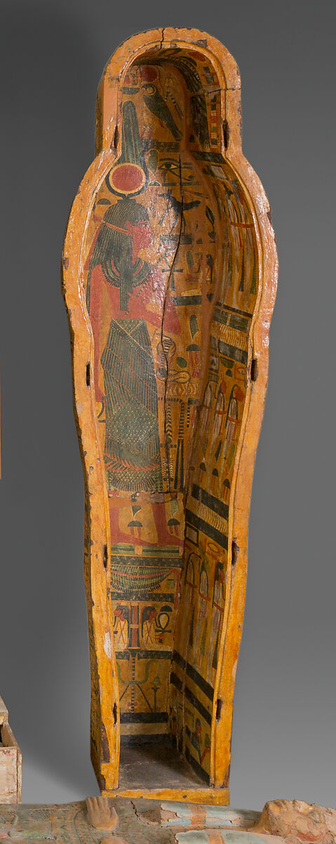 Inner Coffin Box of Gautsoshen, Wood, gesso, paint 