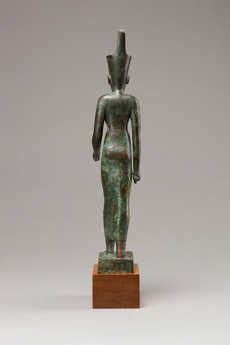 Statuette of the goddess Neit, Cupreous metal