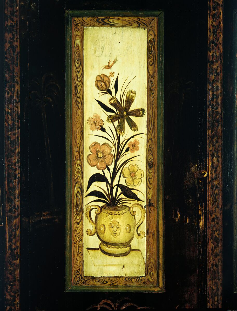 Panels and Door from the Hoagland Farm, Griggstown, New Jersey, Painted pine, American