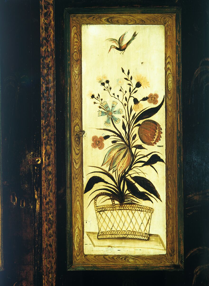 Panels and Door from the Hoagland Farm, Griggstown, New Jersey, Painted pine, American