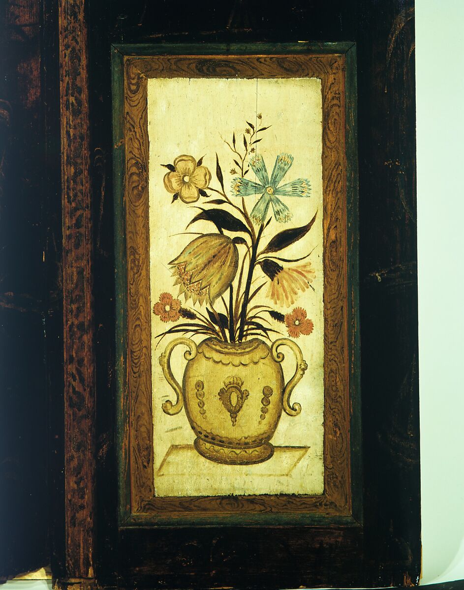 Panels and Door from the Hoagland Farm, Griggstown, New Jersey, Painted pine, American