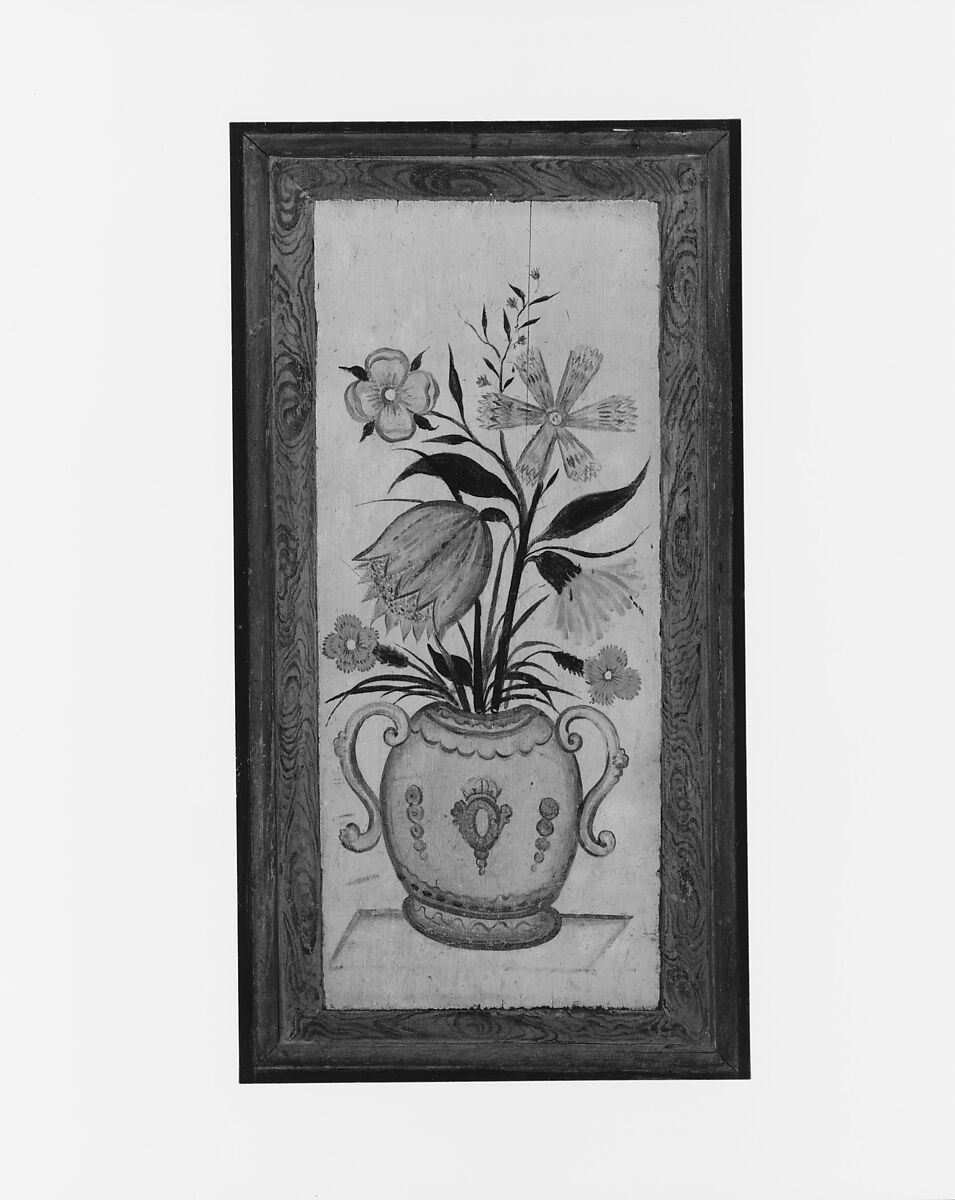 Panels and Door from the Hoagland Farm, Griggstown, New Jersey, Painted pine, American