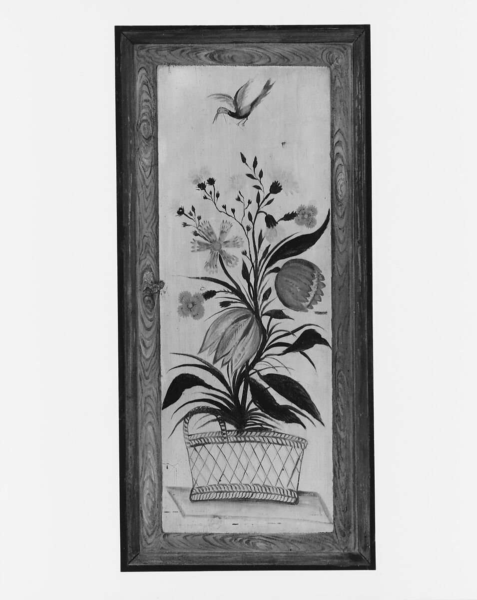 Panels and Door from the Hoagland Farm, Griggstown, New Jersey, Painted pine, American