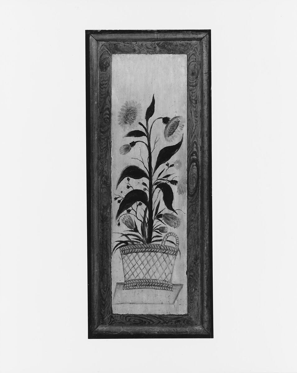 Panels and Door from the Hoagland Farm, Griggstown, New Jersey, Painted pine, American