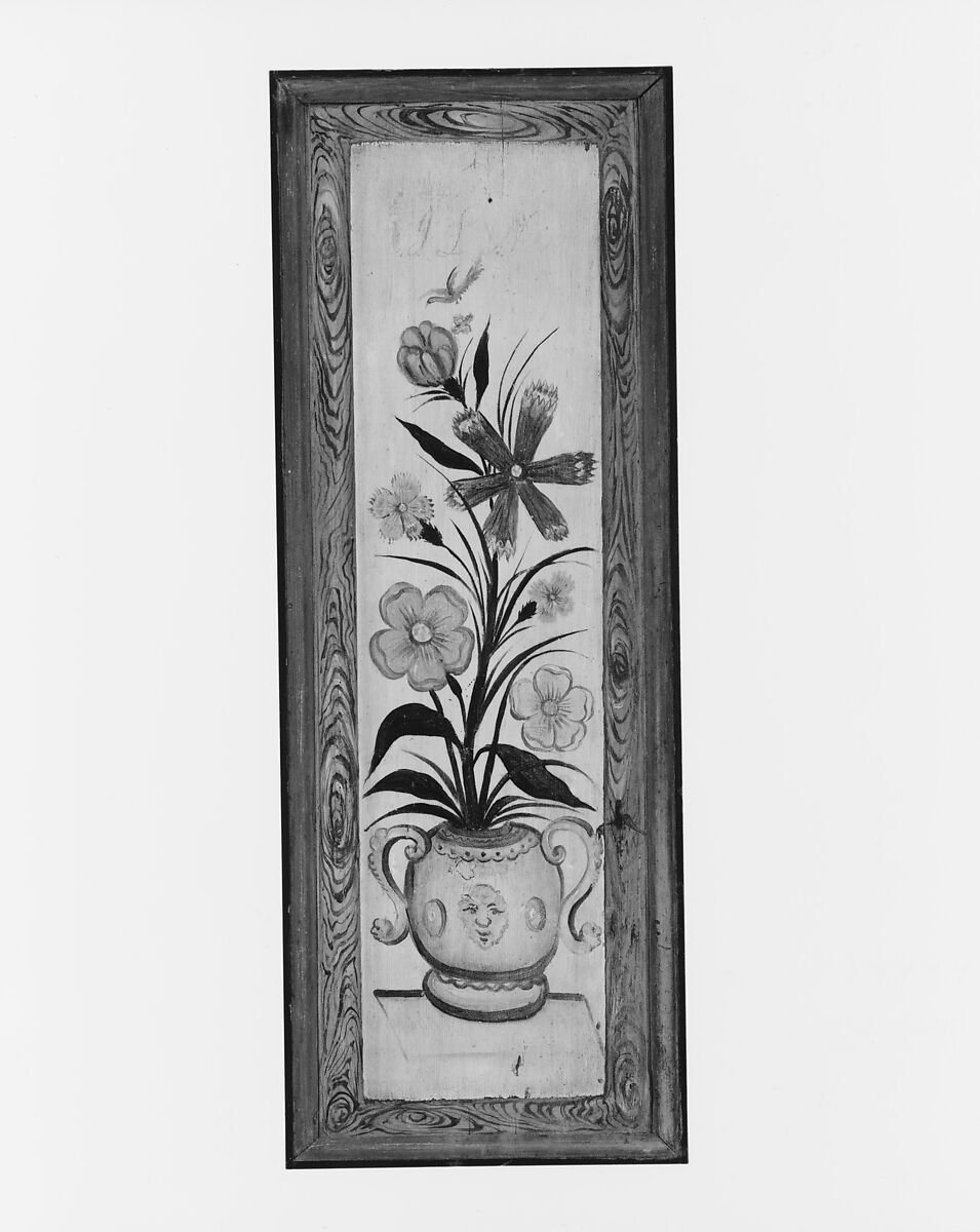 Panels and Door from the Hoagland Farm, Griggstown, New Jersey, Painted pine, American