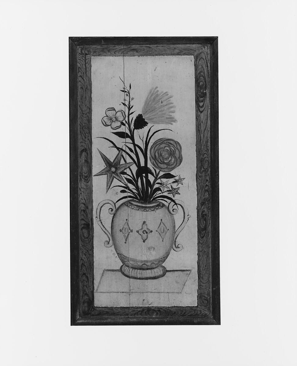 Panels and Door from the Hoagland Farm, Griggstown, New Jersey, Painted pine, American