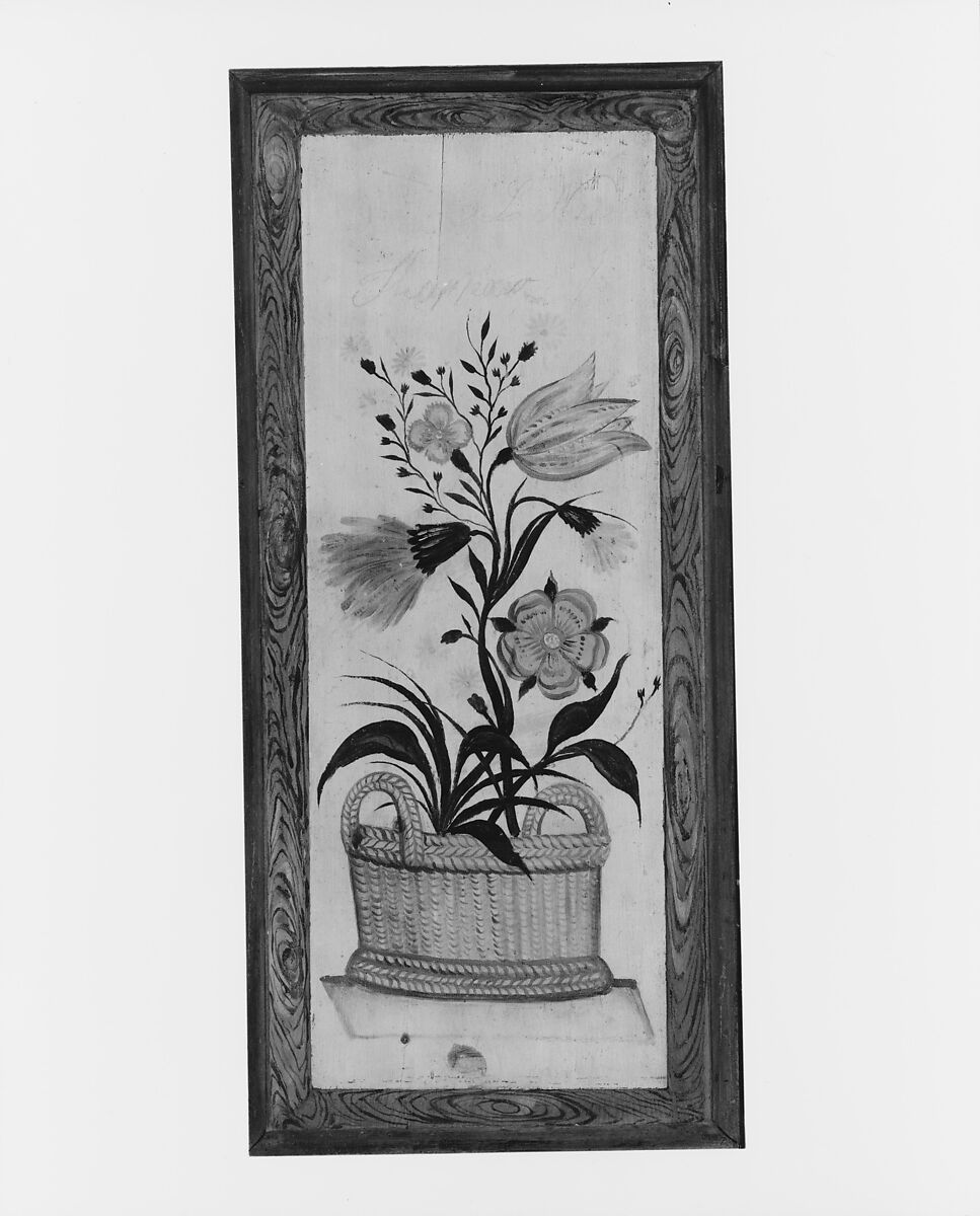 Panels and Door from the Hoagland Farm, Griggstown, New Jersey, Painted pine, American