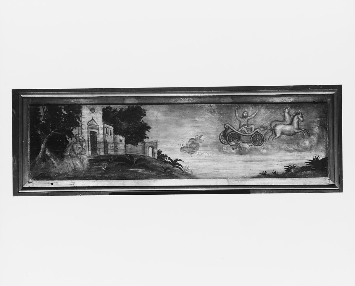 Panels and Door from the Hoagland Farm, Griggstown, New Jersey, Painted pine, American