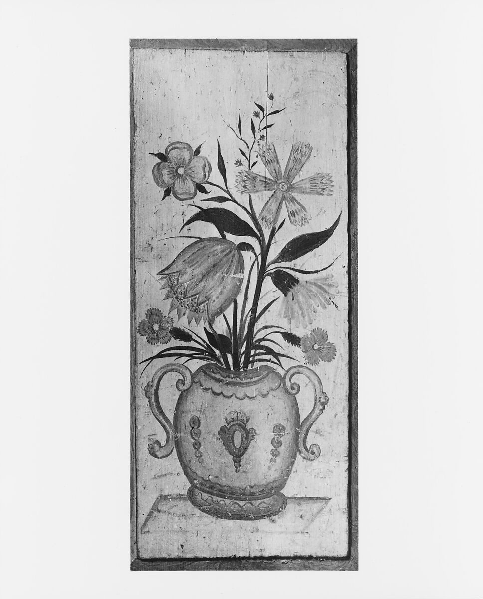 Panels and Door from the Hoagland Farm, Griggstown, New Jersey, Painted pine, American