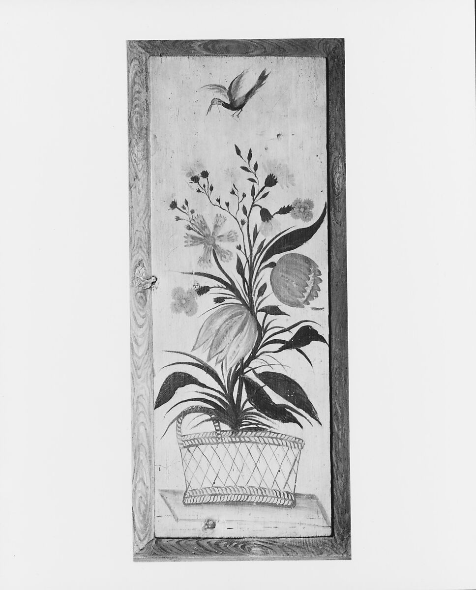 Panels and Door from the Hoagland Farm, Griggstown, New Jersey, Painted pine, American