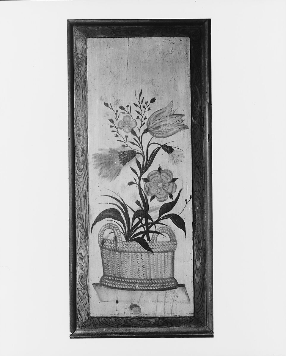 Panels and Door from the Hoagland Farm, Griggstown, New Jersey, Painted pine, American