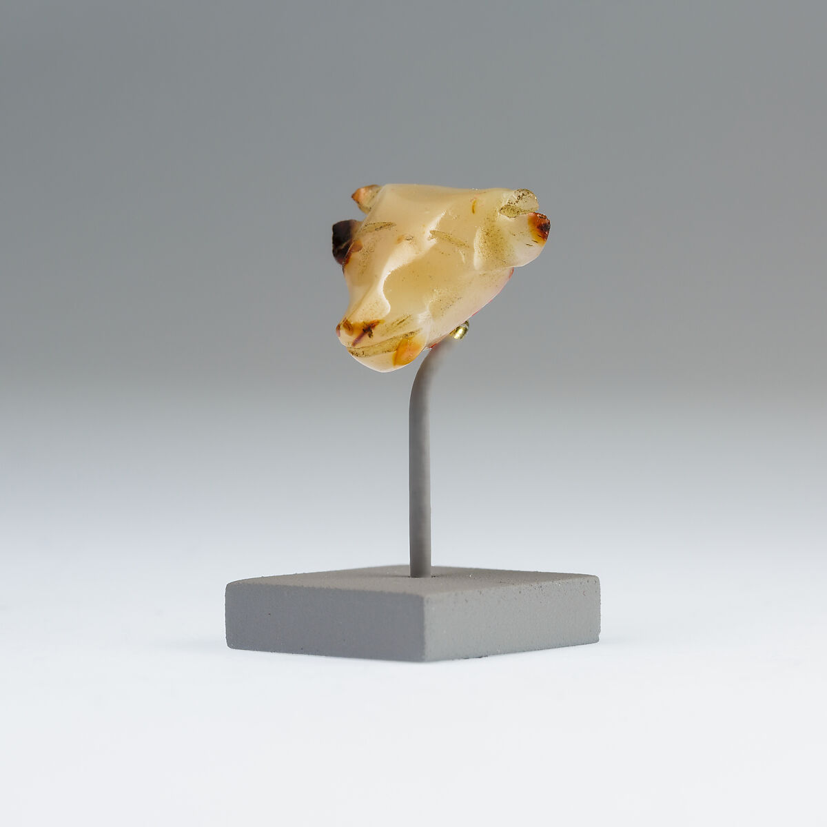 Calf's Head Amulet, Agate