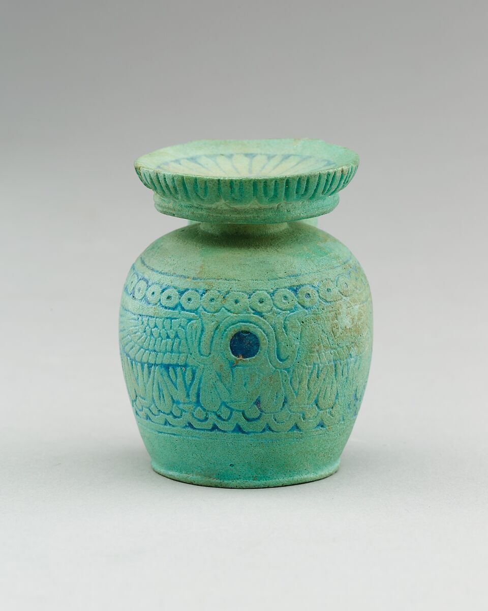 Aryballos, Faience