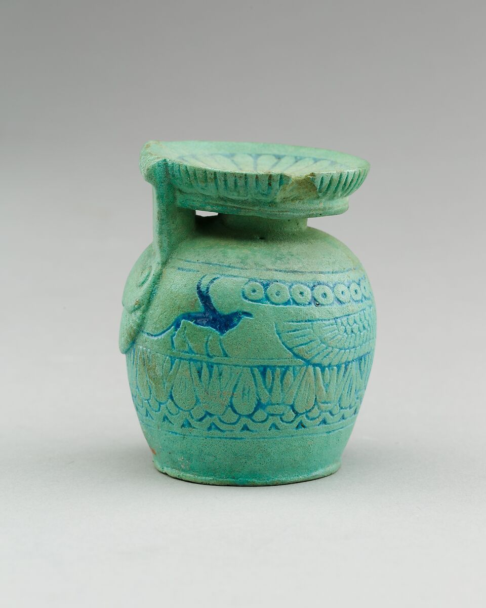 Aryballos, Faience 