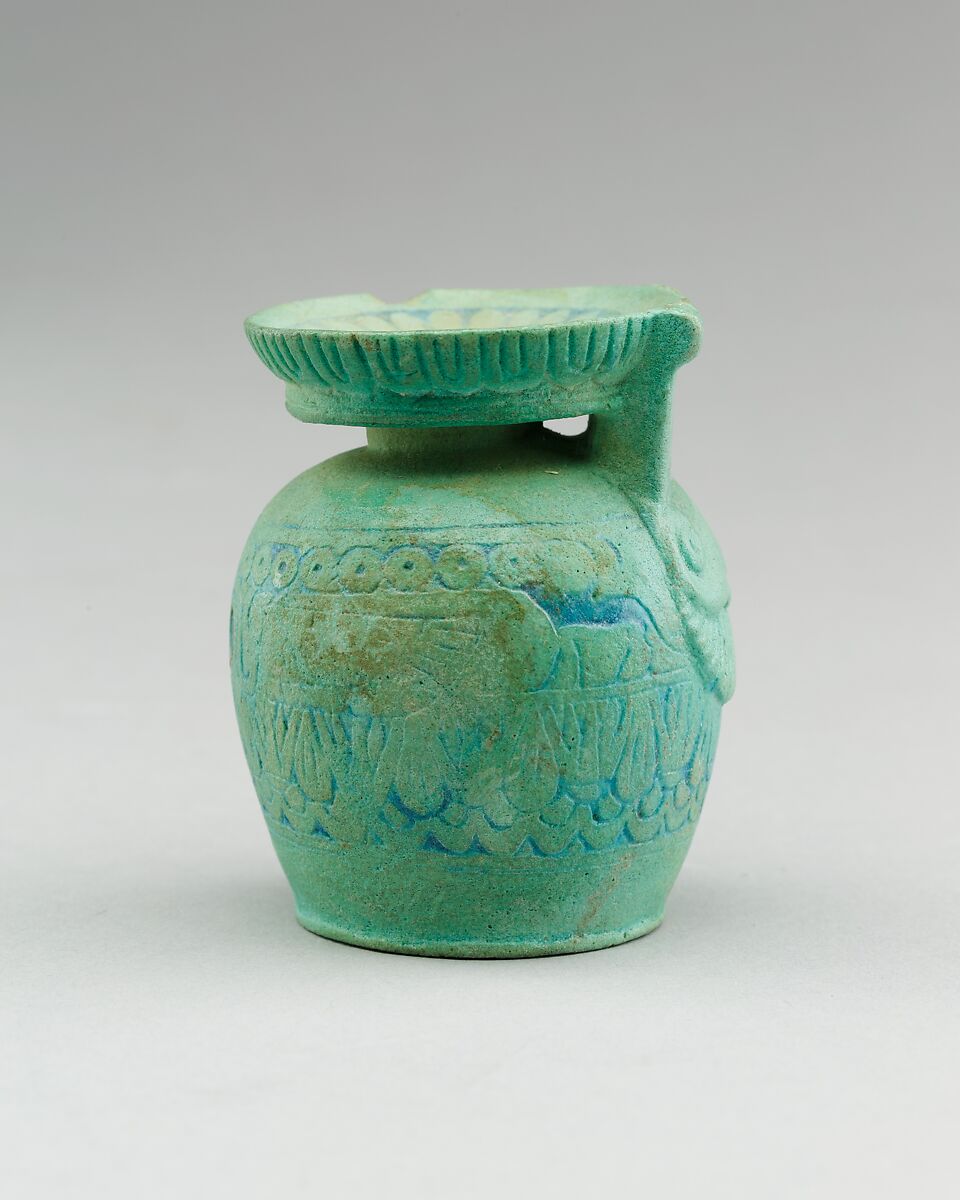 Aryballos, Faience
