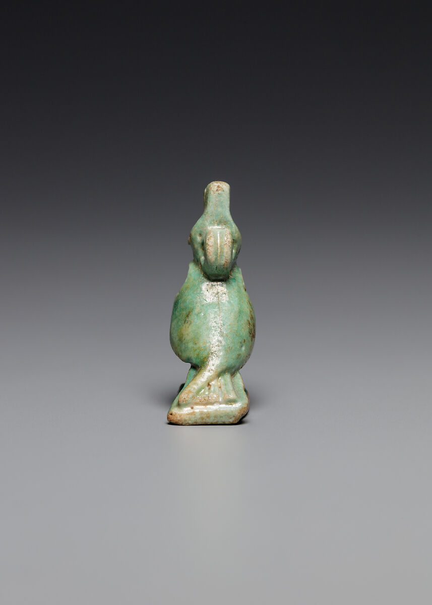 Horus falcon, Faience