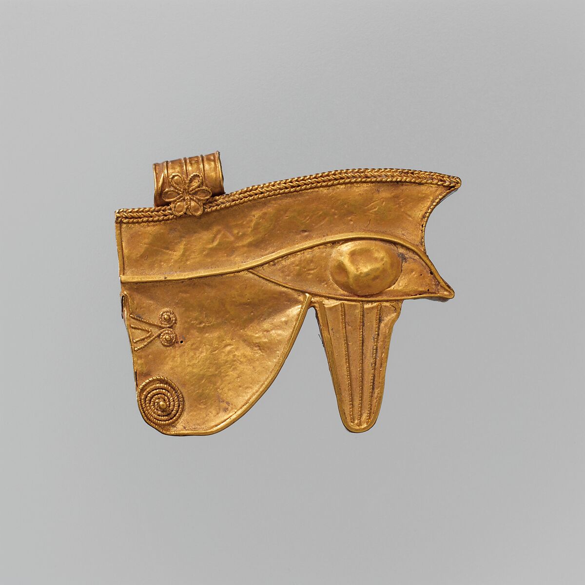 Wedjat Eye Amulet, Gold 