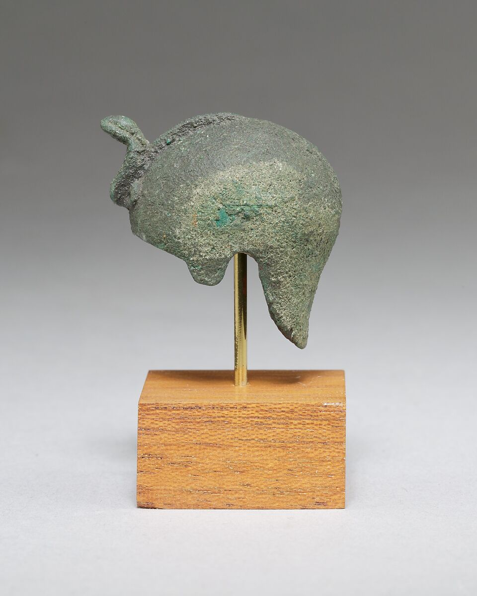 Miniature Headdress, Bronze or copper alloy 