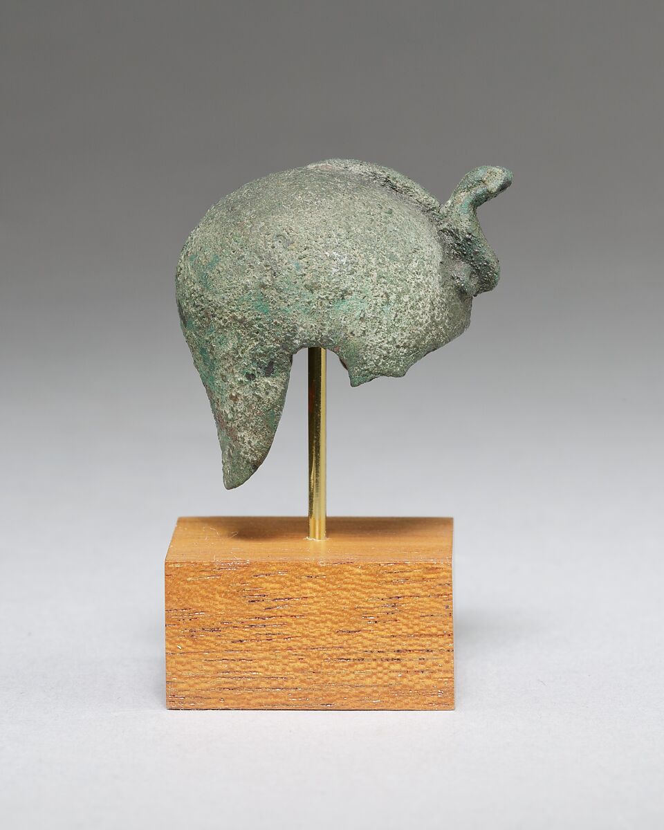 Miniature Headdress, Bronze or copper alloy