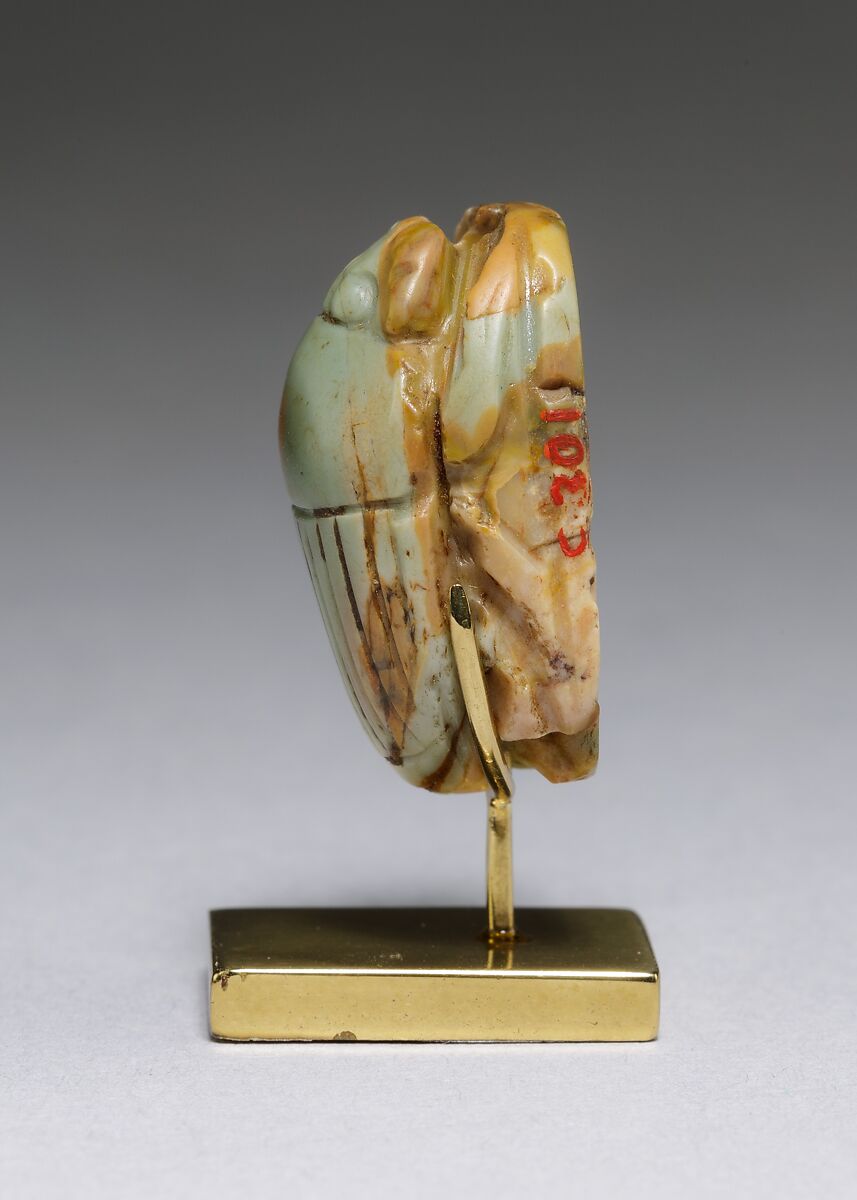 Scarab of Pacherediset, Green feldspar