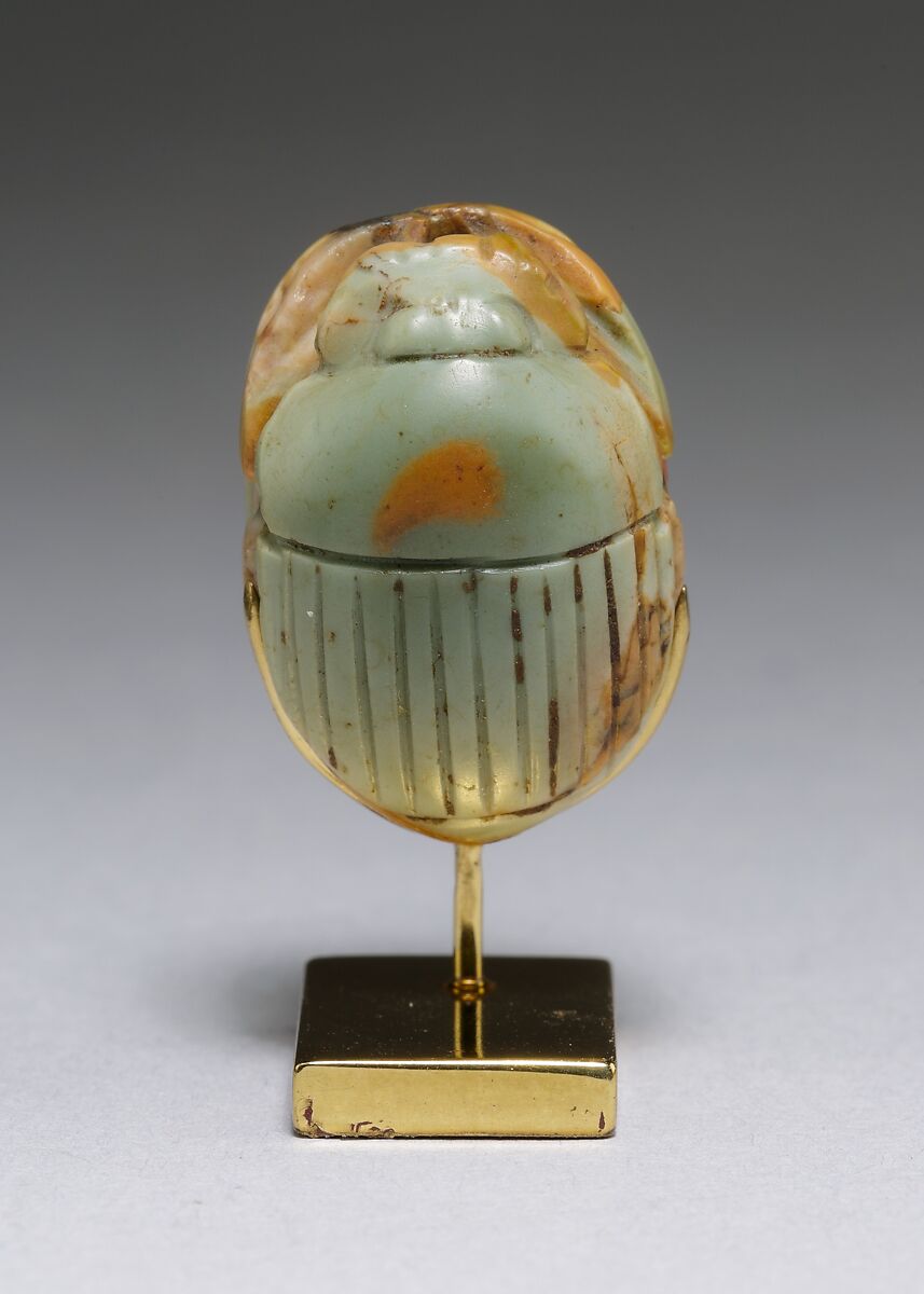 Scarab of Pacherediset, Green feldspar