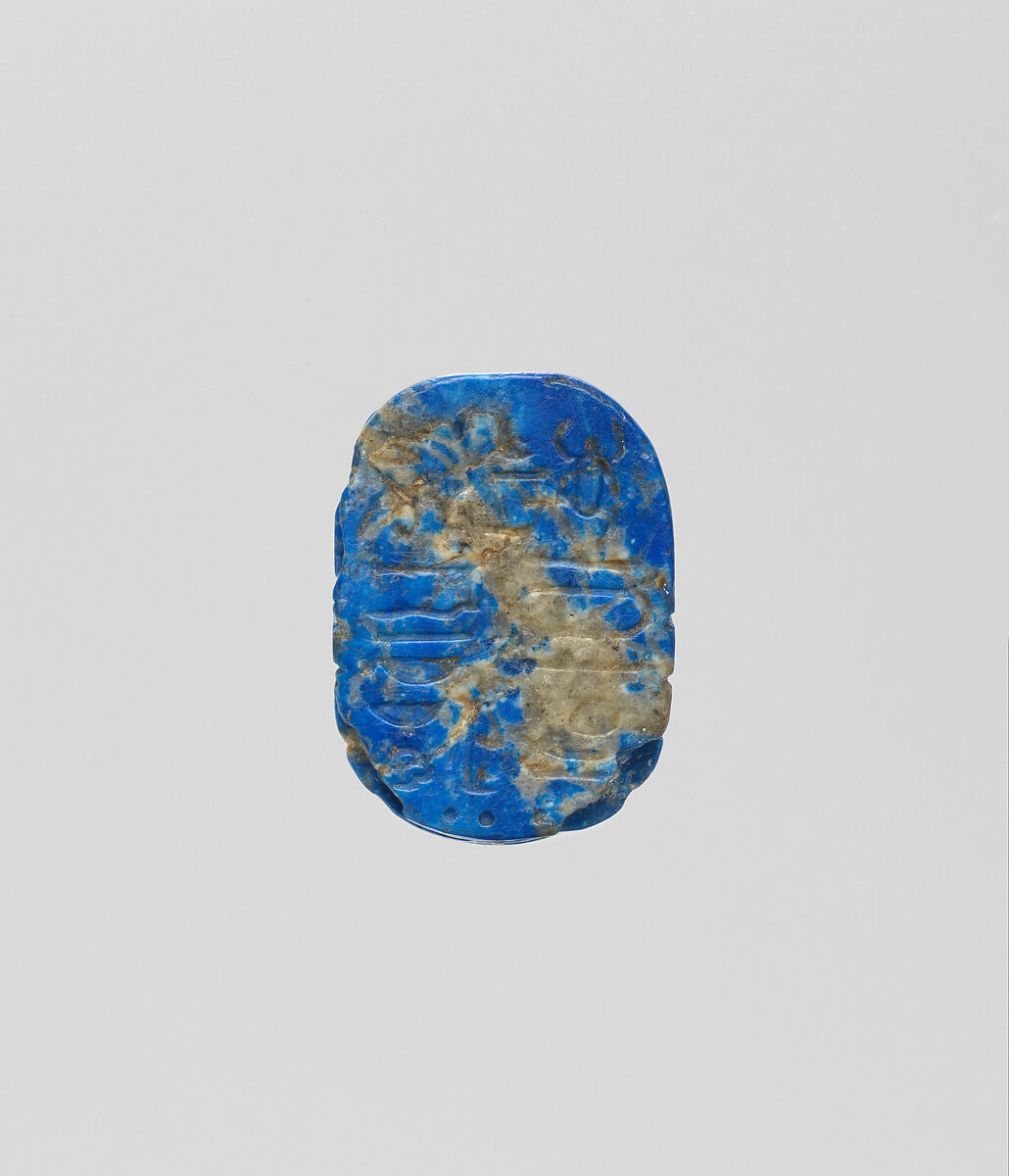 Scarab, Lapis lazuli 