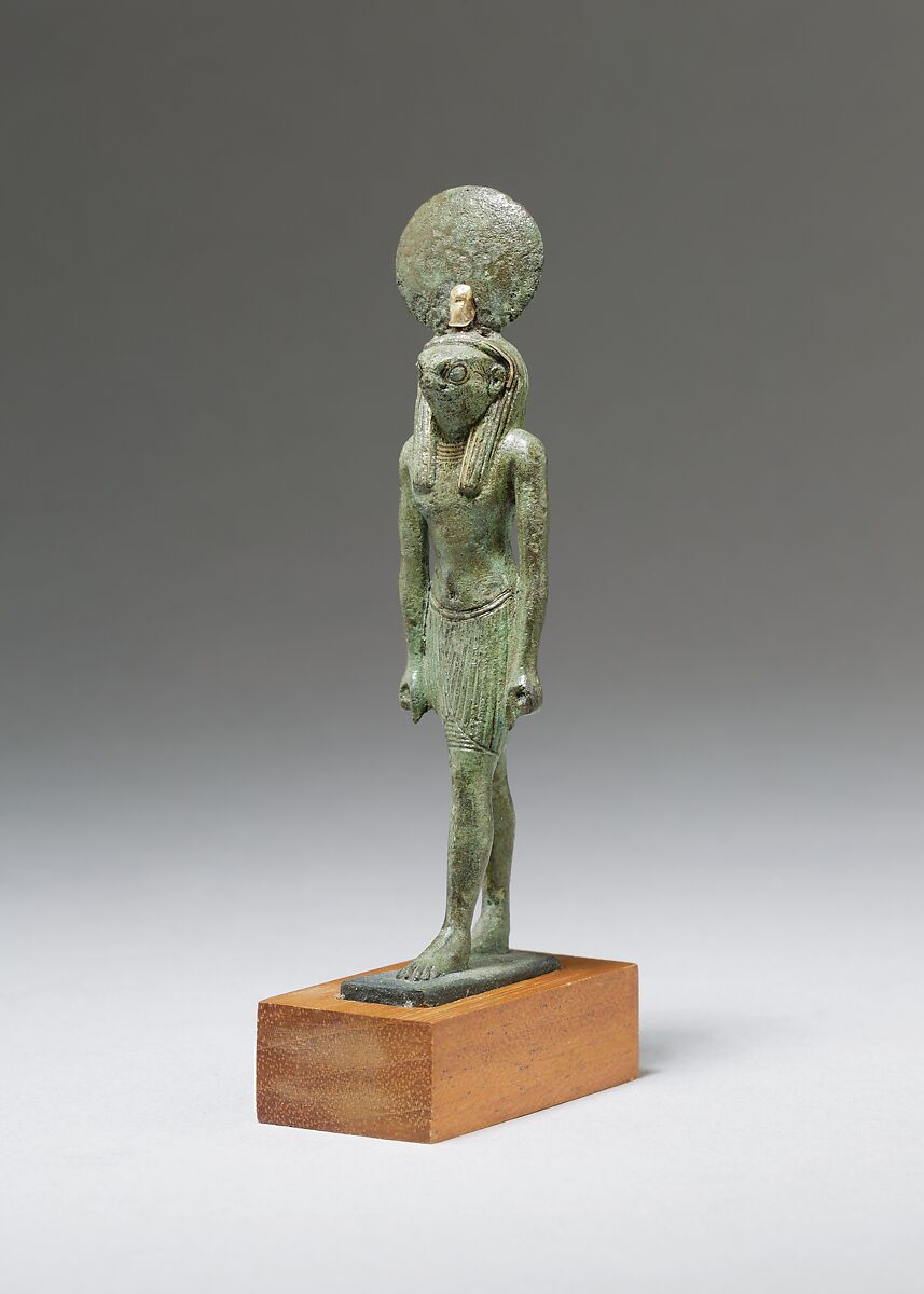 Standing Figure of Re-Harakhty, Cupreous metal