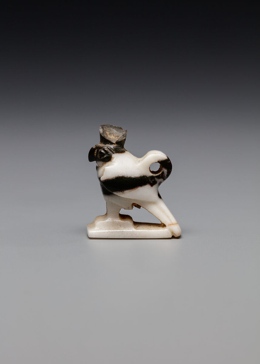 Amulet: Horus falcon, Agate