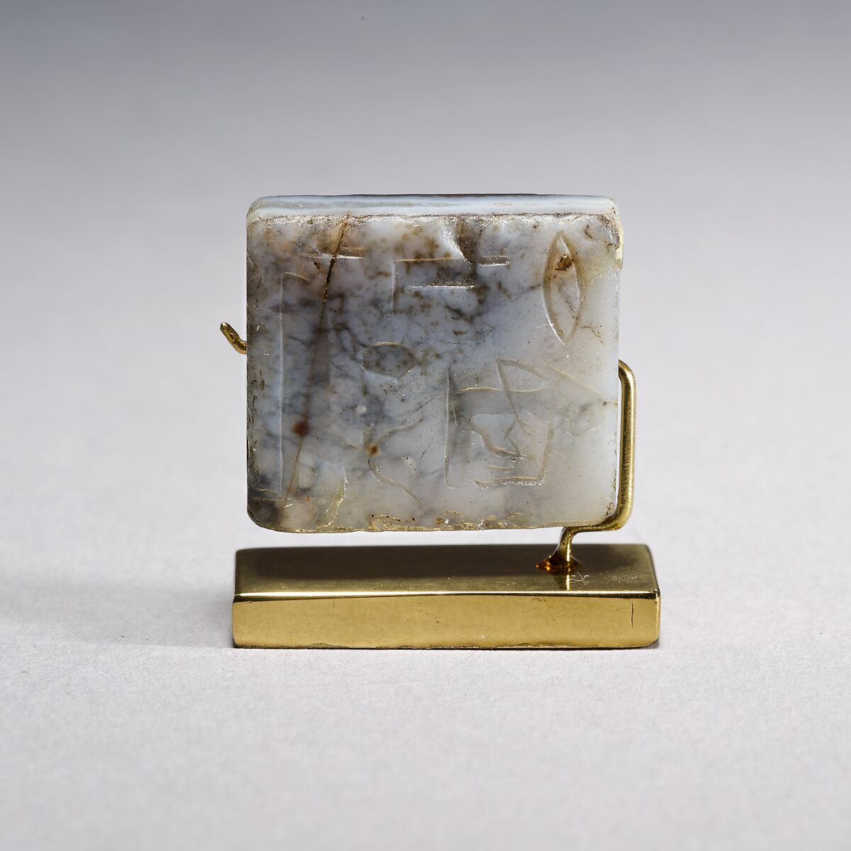 Plaque; Wedjat Eye, Agate