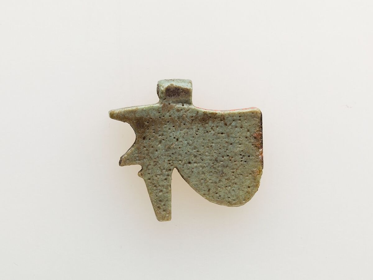 Wedjat Eye Amulet, Faience