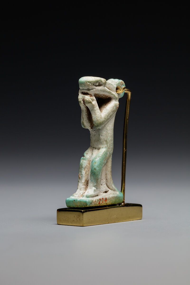 Nehebkau (snake deity), Light blue faience