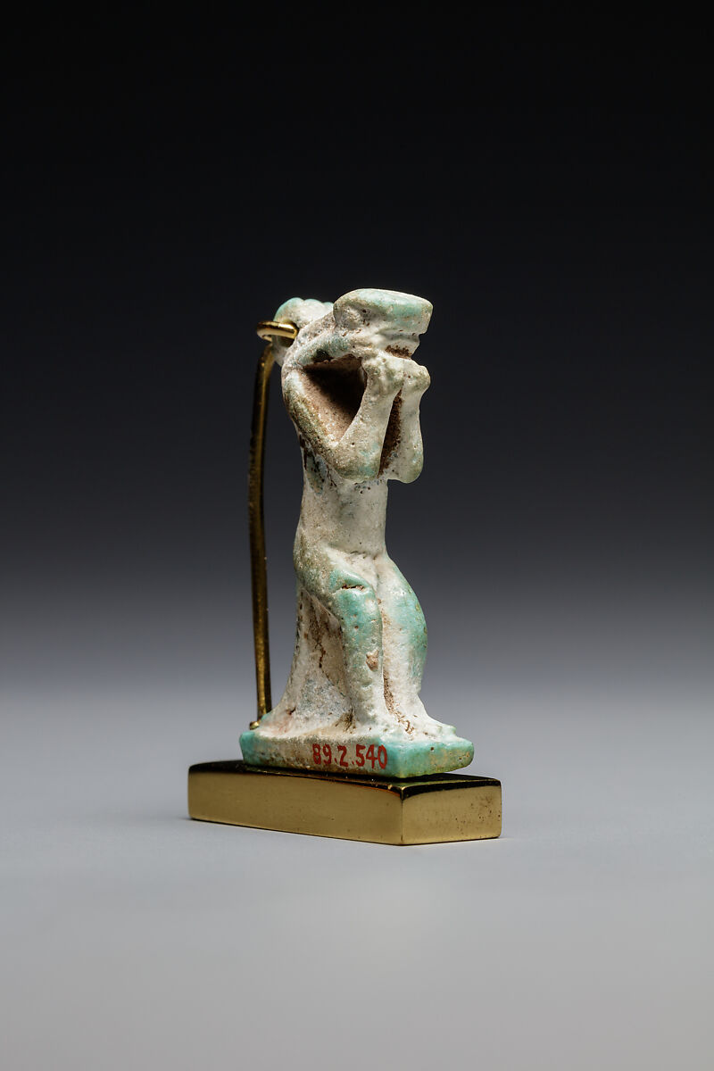 Nehebkau (snake deity), Light blue faience