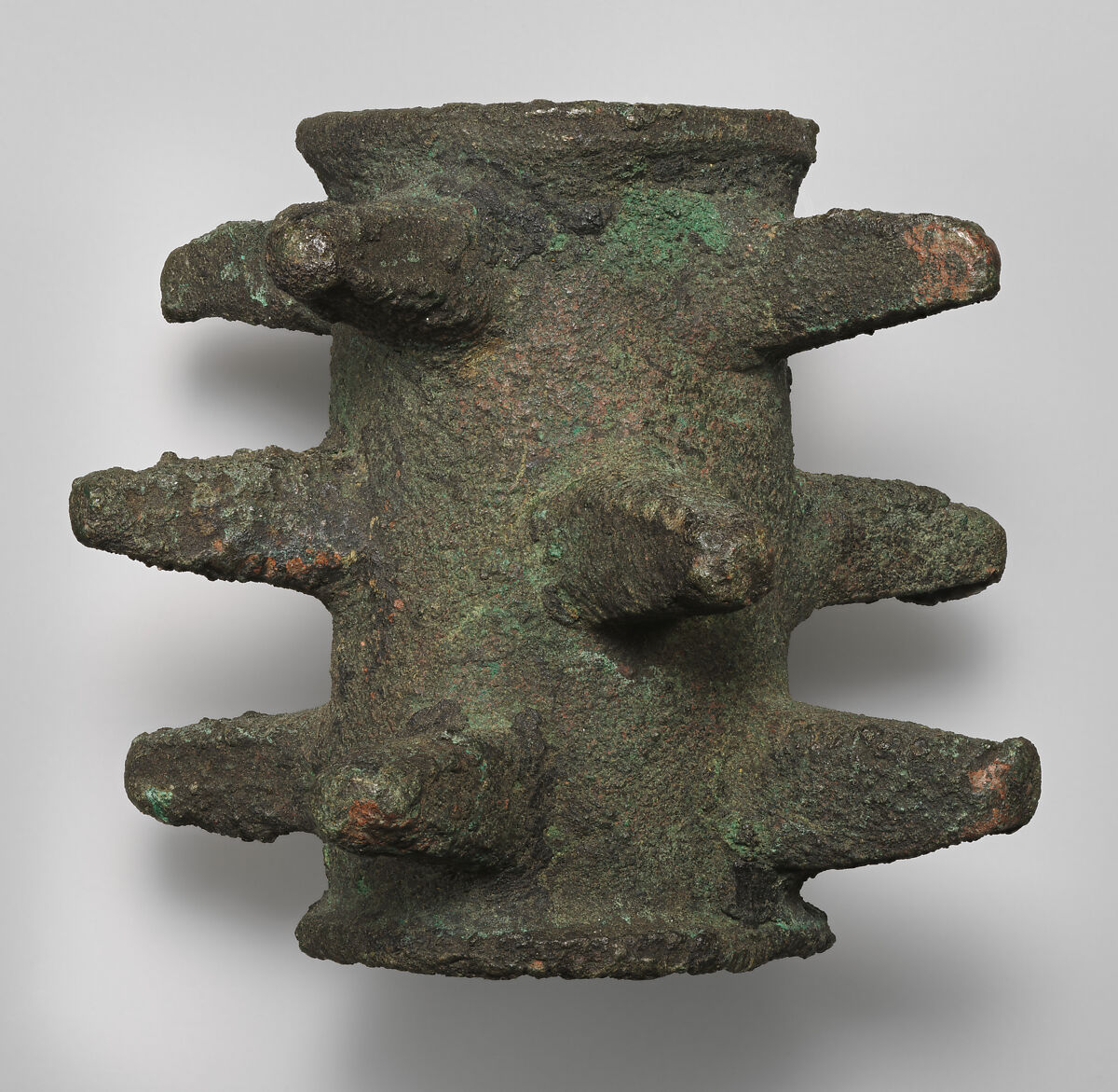 Mace head and ferrule, Copper alloy