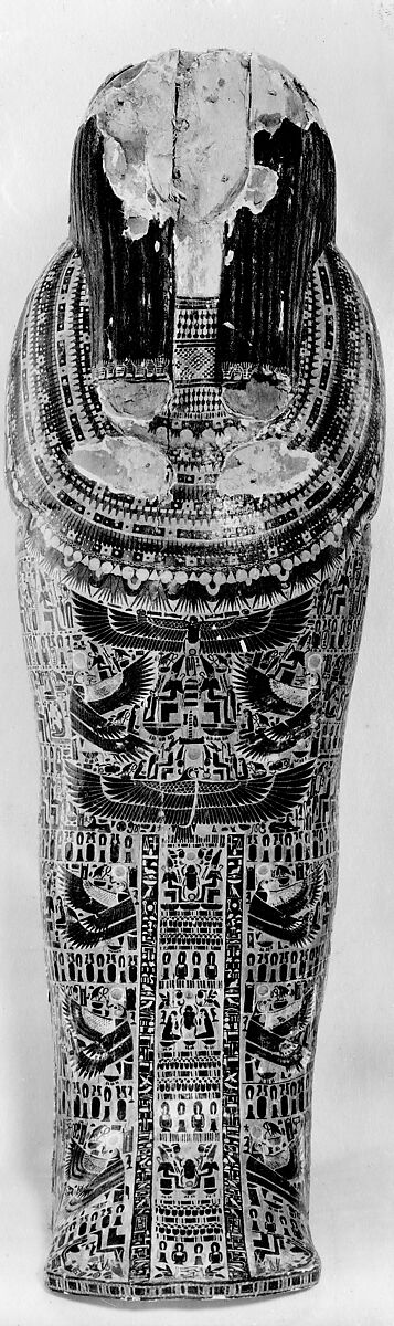 Outer Coffin of Djedmutesankh, Wood, paste, paint