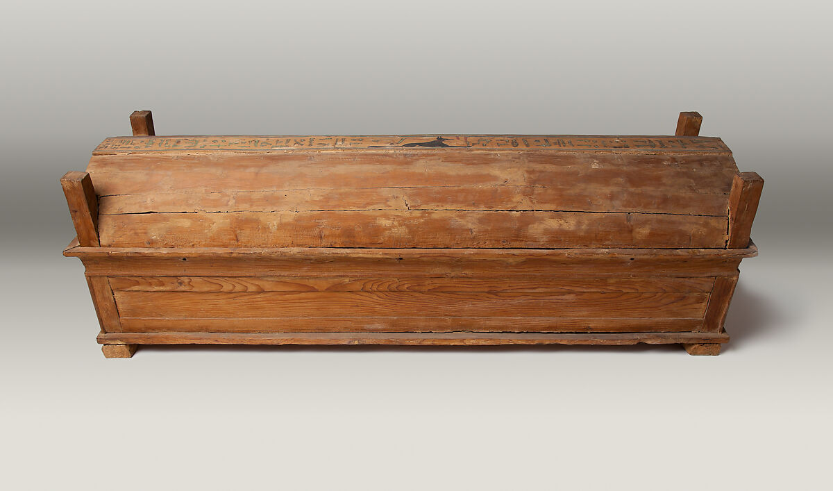 Coffin of Tasheriteniset, Wood, paint 