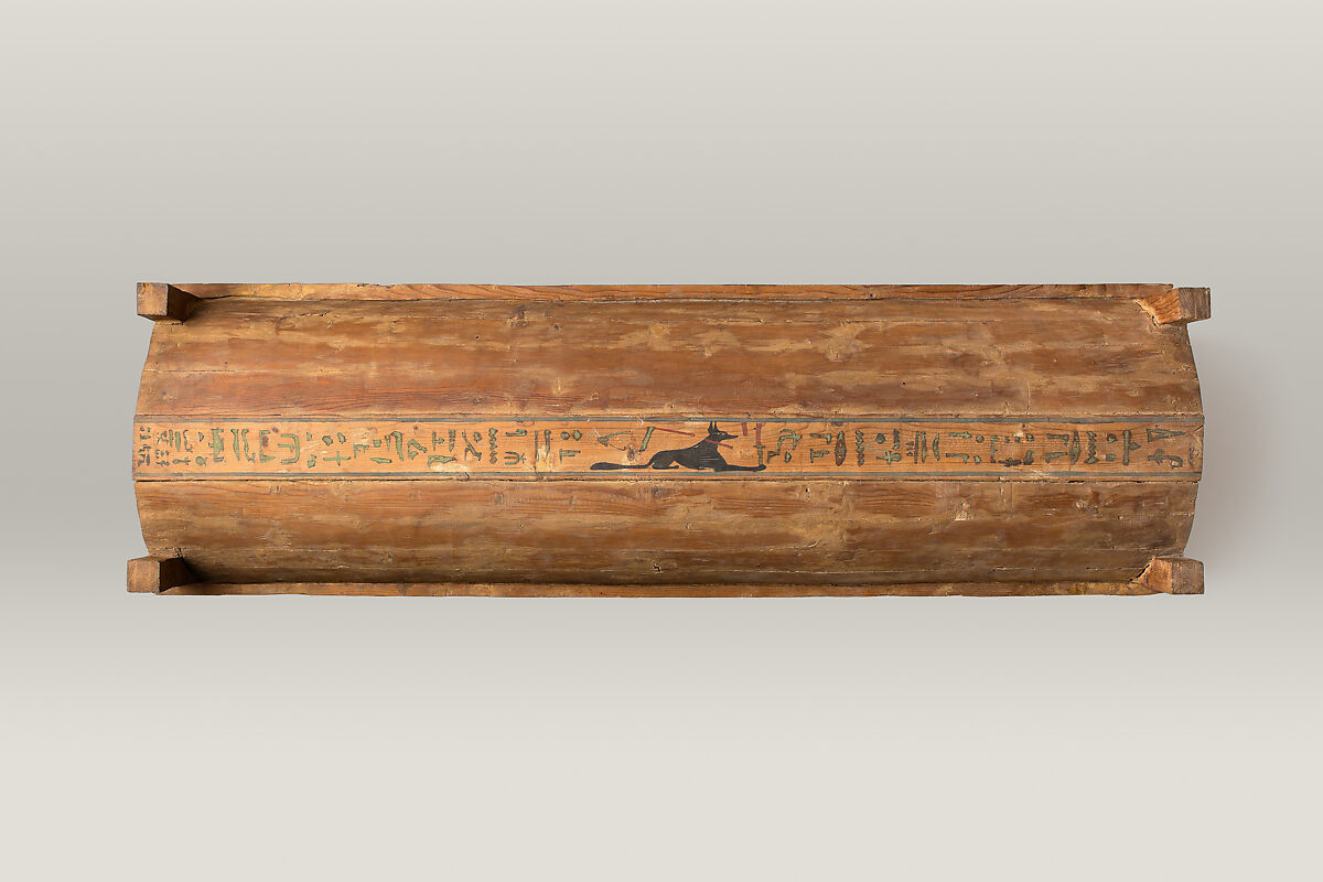 Coffin of Tasheriteniset, Wood, paint