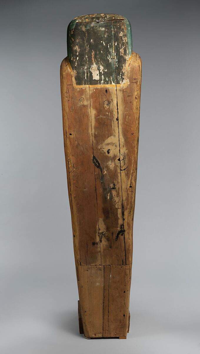 Coffin of Nesmin, Plastered, painted, and gilded wood
