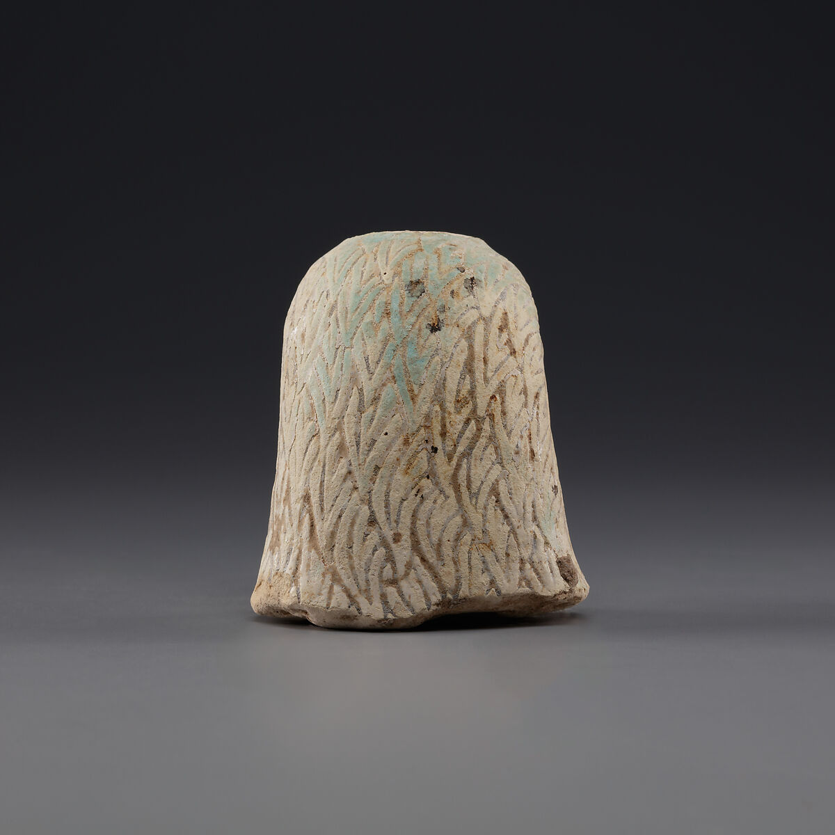 Finial(?) in the Form of an Eagle's Head, Faience