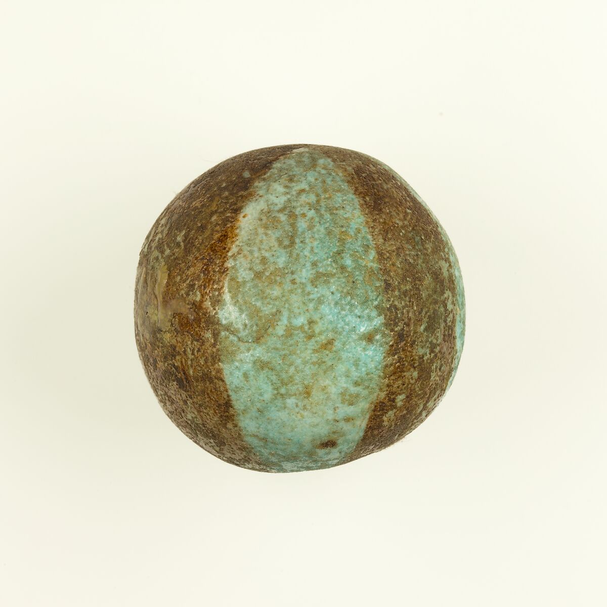 Large Ball bead, Faience