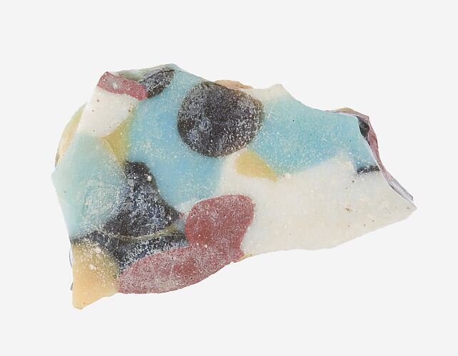 Fragment of a Dish of Polychrome Mosaic Glass