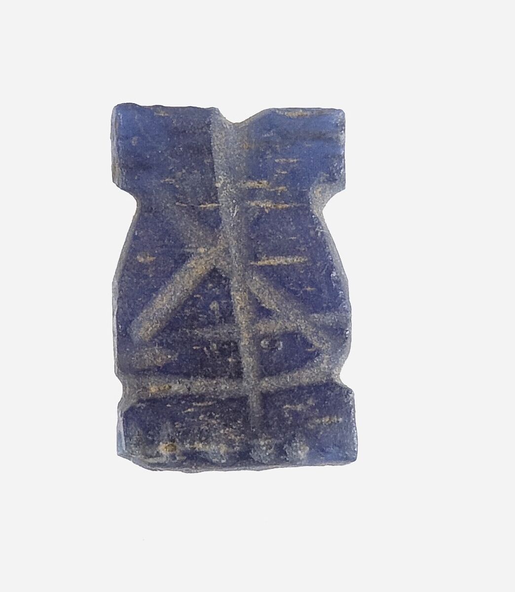 Amulet: Hathor Head, Glass 